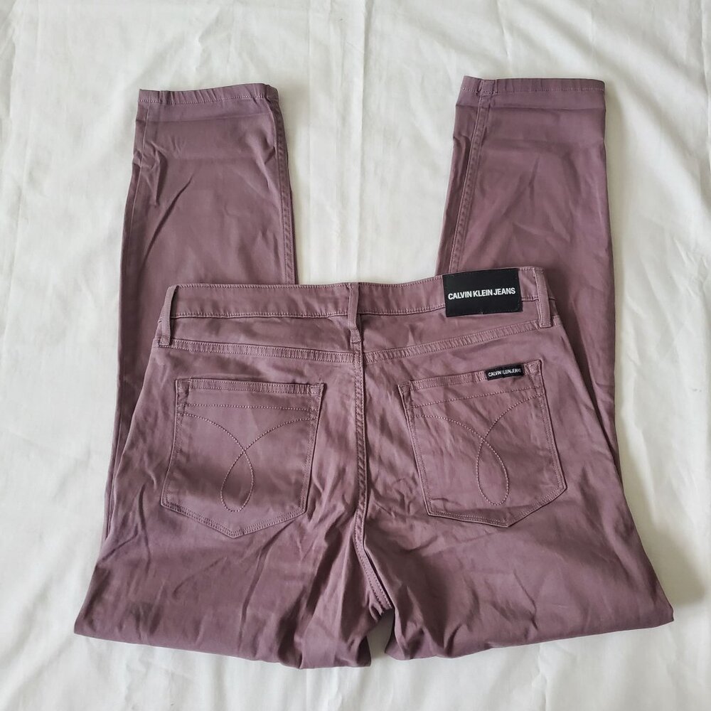 Calvin Klein Jeans Women's Dusty Lavender Purple Ankle Skinny Jeans Size 10 - Picture 5 of 13